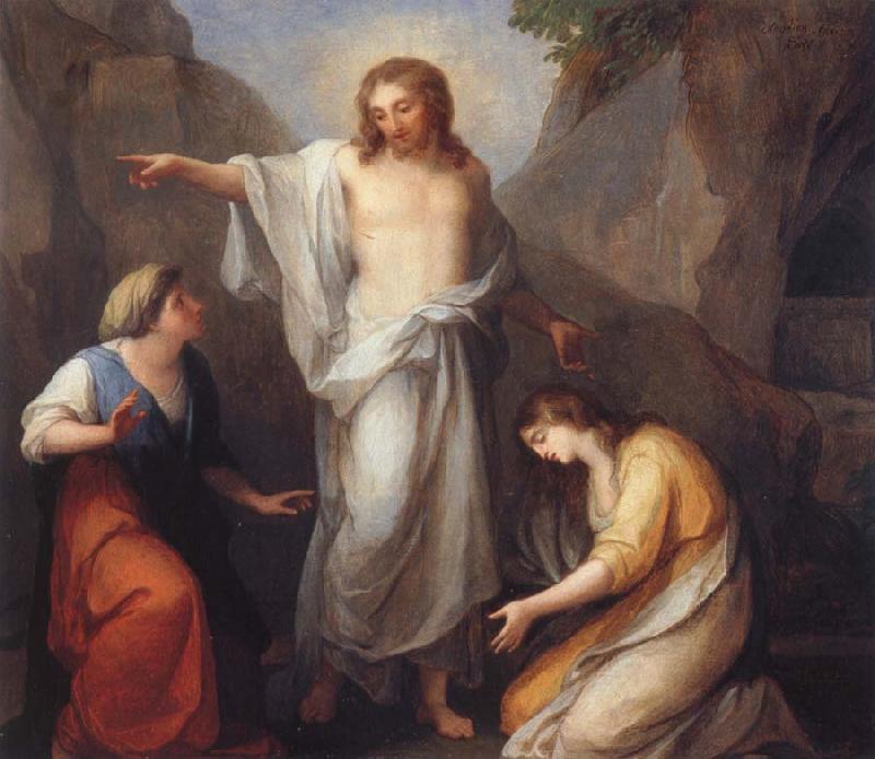 Angelika Kauffmann Der auferstandene Christus erscheint Martha und Magdalena France oil painting art